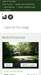 Mobile Screenshot of cabinatthegorge.com